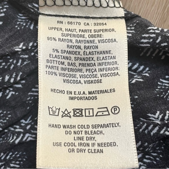 Hei Hei Anthropologie Rhodes sleeveless gray and navy jumpsuit, size small - Picture 13 of 13